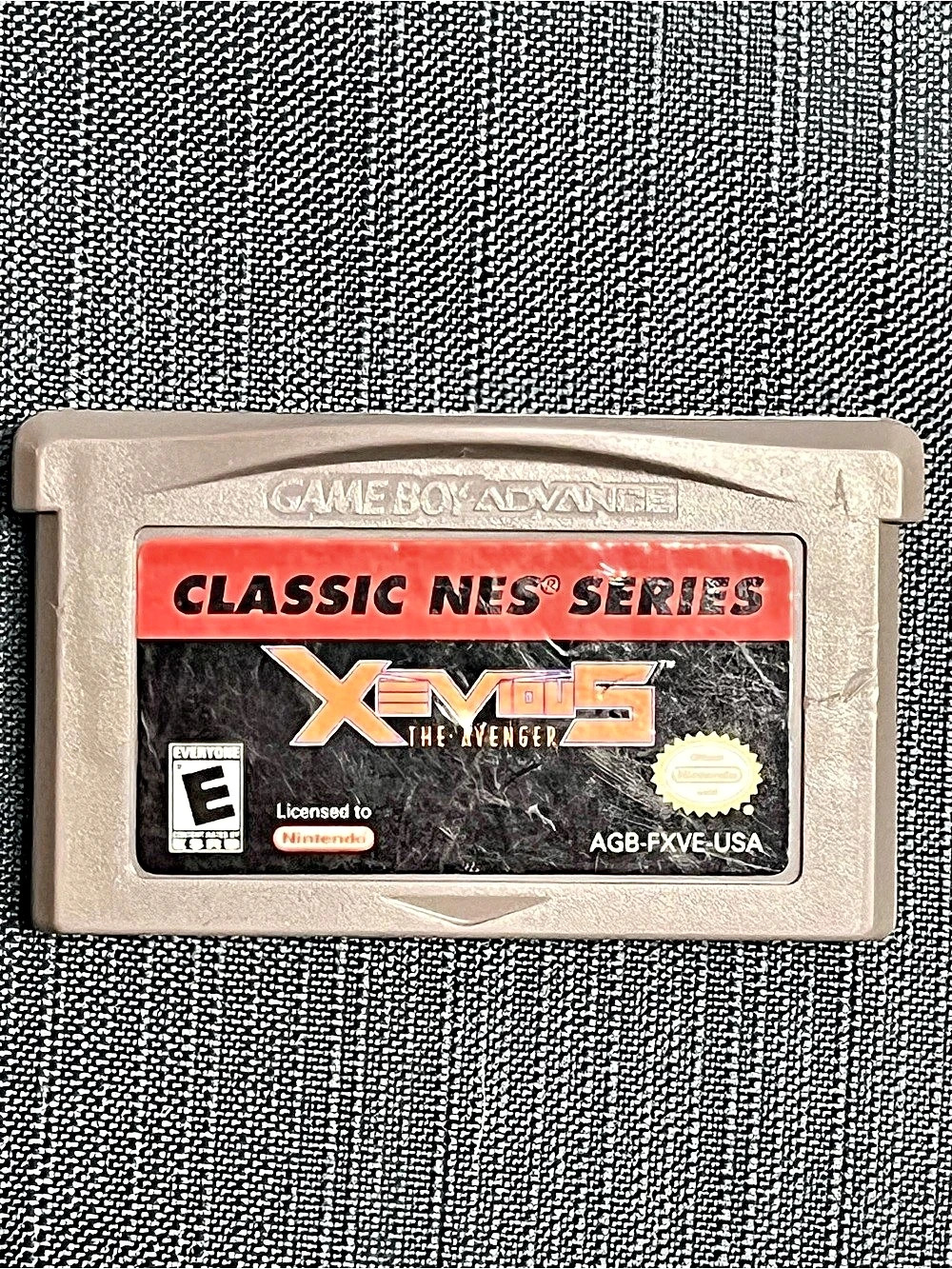 Game Boy Advance Xevious The Avenger Classic NES Series Nintendo GBA Authentic